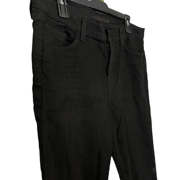 J Brand Womens OP Jett Skinny Black Zip Fly Mid Rise Stretch Jeans sz 32 x 29 - Picture 4 of 16